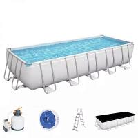 Bestway 5612B BW Каркасный бассейн Power Steel 640х274х132см, 19281л, песч.фил.-нас. 5678л/ч, лестн., тент, попл.-доз Bestway 5612B BW Каркасный бассейн Power Steel 640х274х132см, 19281л, песч.фил.-нас. 5678л/ч, лестн., тент, попл.-доз