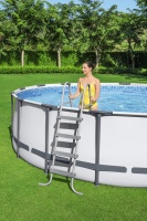 Bestway 56420 BW Каркасный бассейн Steel Pro Max 366х122см, 10250л, фил.-насос 2006л/ч, лестница, тент Bestway 56420 BW Каркасный бассейн Steel Pro Max 366х122см, 10250л, фил.-насос 2006л/ч, лестница, тент