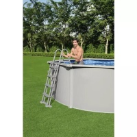 Bestway 56384 BW Стальной бассейн Hydrium 460х120см, 17430л, песч.фил.-нас. 5678л/ч, лестн., тент, подст., попл.-доз. Bestway 56384 BW Стальной бассейн Hydrium 460х120см, 17430л, песч.фил.-нас. 5678л/ч, лестн., тент, подст., попл.-доз.