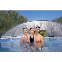 Bestway 5619N BW Каркасный бассейн Steel Pro Max 366х100см, 9150л, с навесом, фил.-насос 2006л/ч, лестница Bestway 5619N BW Каркасный бассейн Steel Pro Max 366х100см, 9150л, с навесом, фил.-насос 2006л/ч, лестница