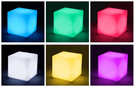 Светильник Куб 35 питание от сети 220В, RGB Светильник Куб 35 питание от сети 220В, RGB