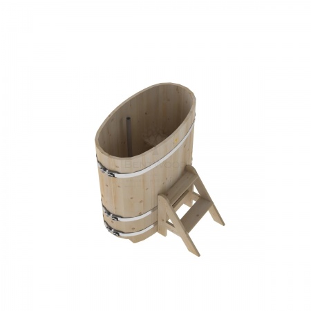 Купель овальная из кедра 0,95х1,60