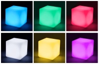 Светильник Куб 10 с питанием от АКБ, RGB Светильник Куб 10 с питанием от АКБ, RGB